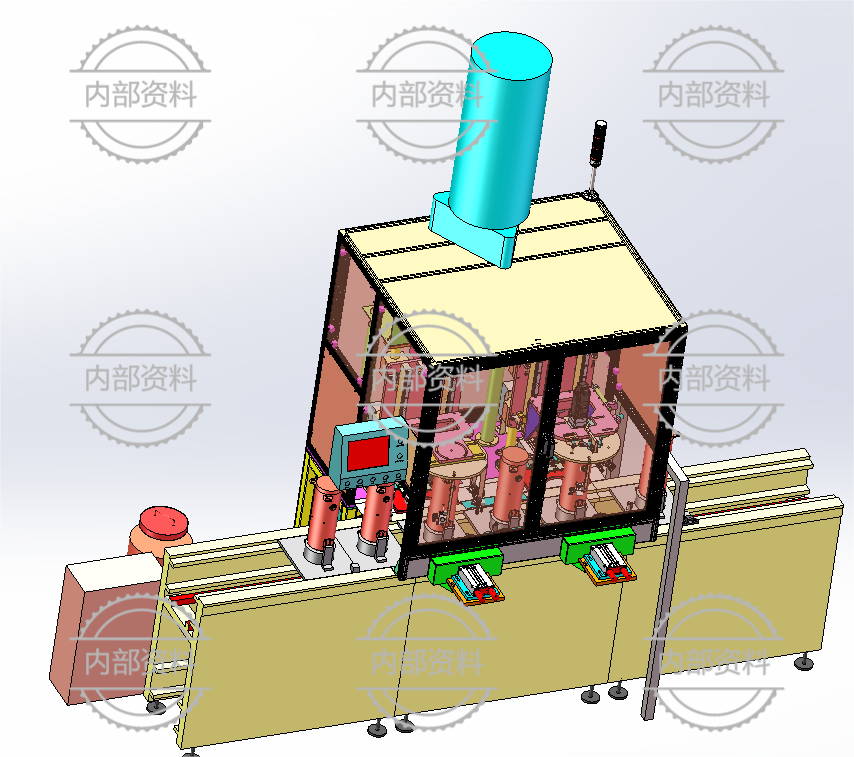 六點防飛濺自動化噴涂設備